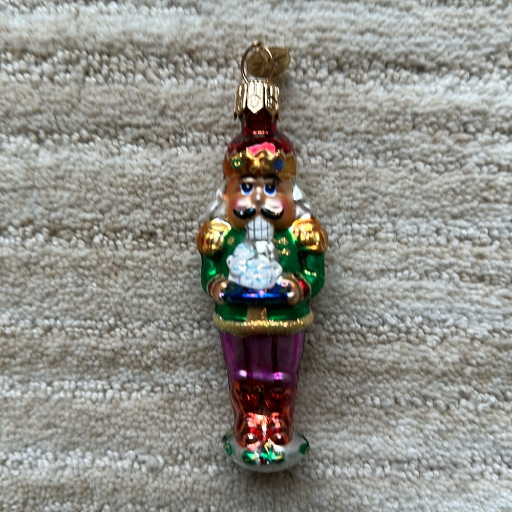 Christopher Radko - Tea Time Cracker Nutcracker Ornament Little Gems Glass